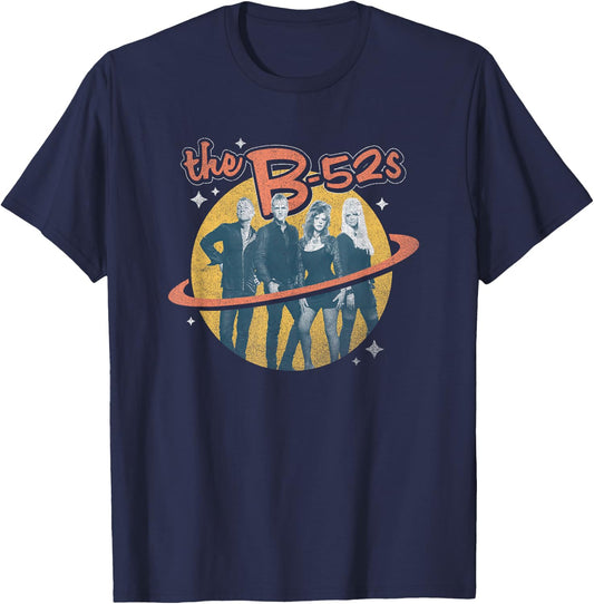 Die B-52s - Band Foto T-Shirt - T-Shirt | Navy