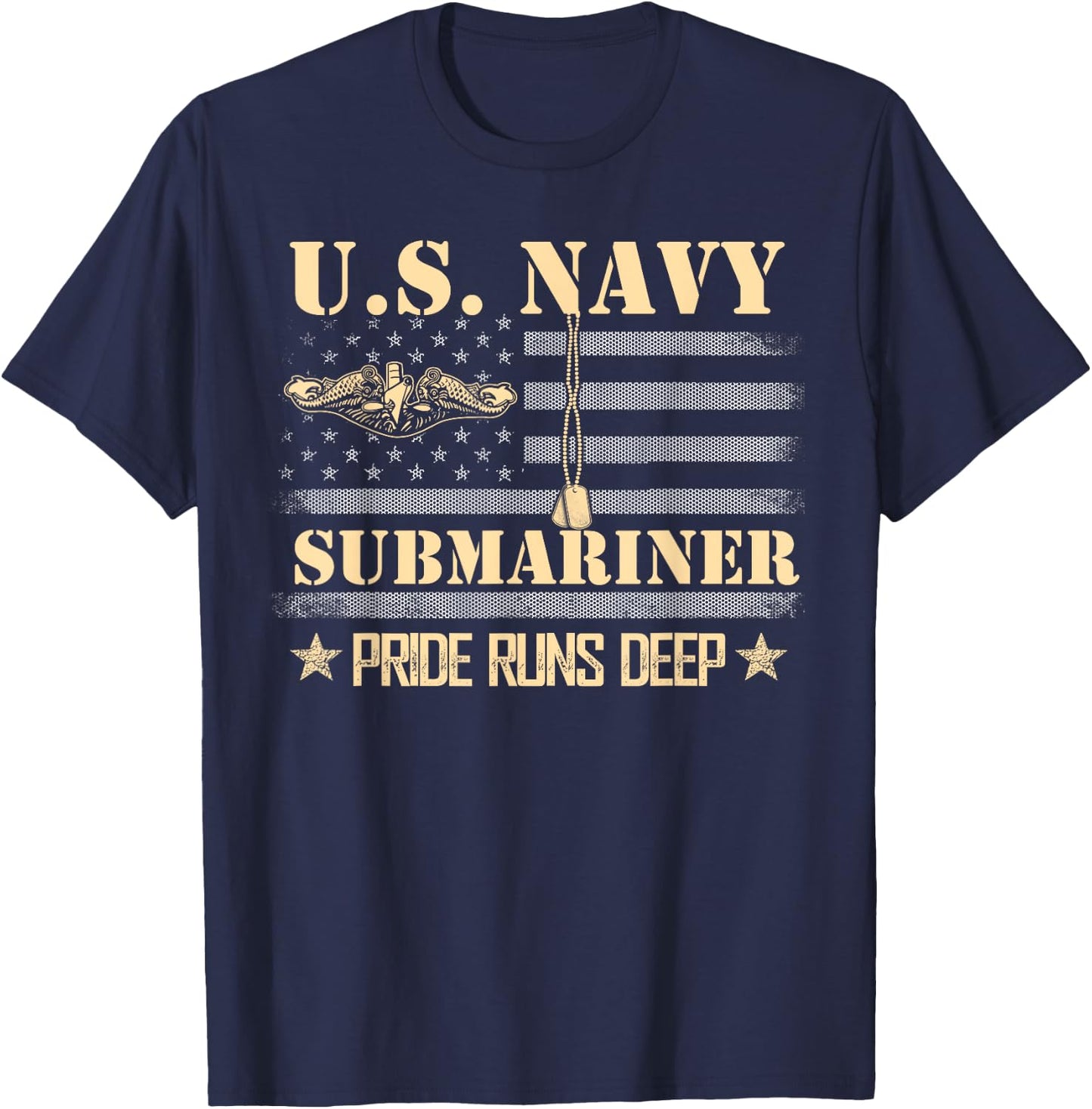 U.S Submarines Veteran Service Military Patriotic T-Shirt - T-Shirt | Navy