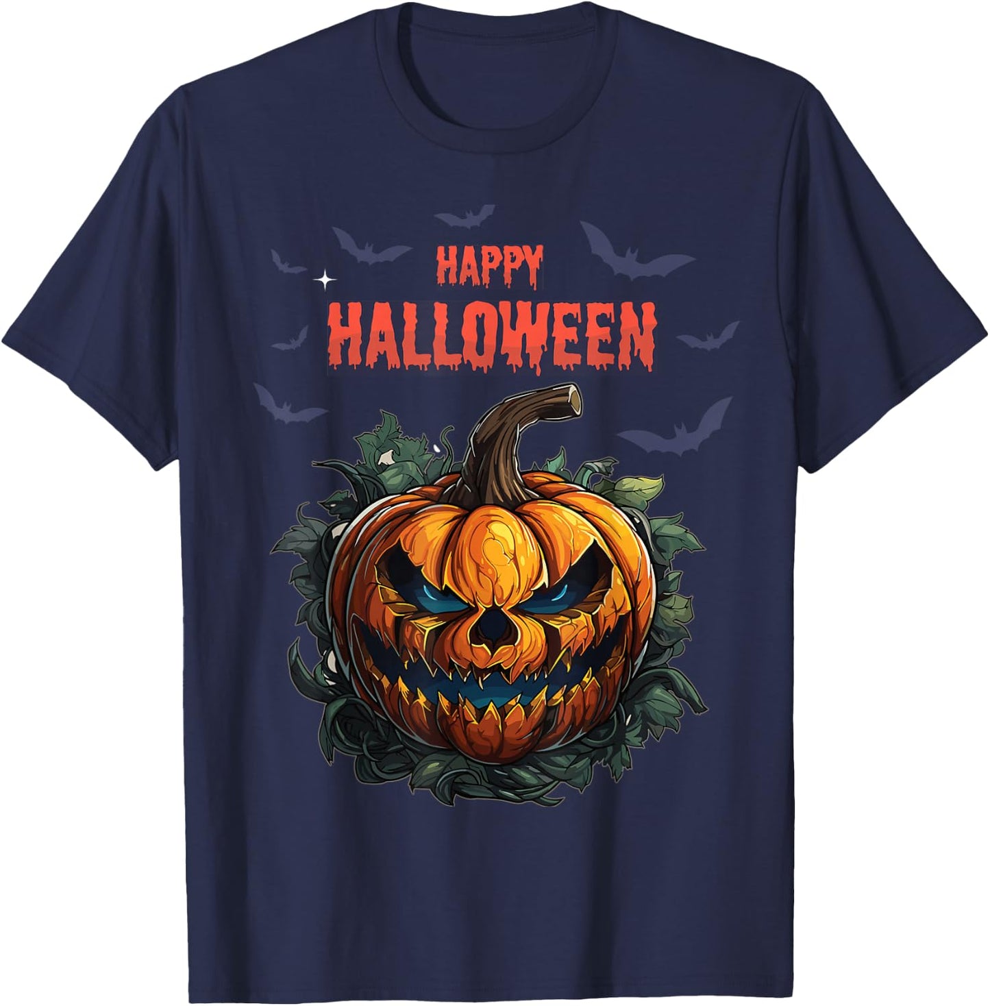 Halloween Lustig Geist Gespenst Party Kostüm T-Shirt - T-Shirt | Navy