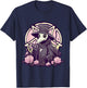 Pastel Goth Gruselige Pest Doctor Rosen und Pentagramm Kawaii T-Shirt - T-Shirt | Navy