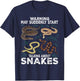 Snake Lover Warning May Suddenly Start Talking About Snakes T-Shirt - T-Shirt | Navy