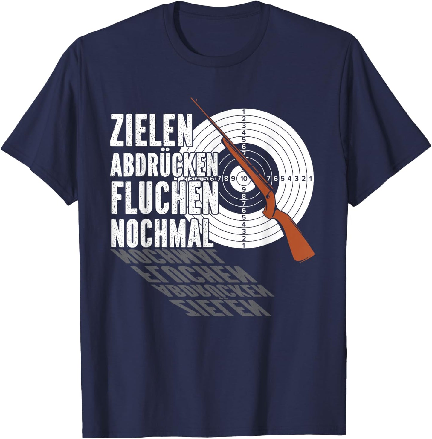 Shooting Club Great Shooting Range , black T-Shirt - T-Shirt | Navy