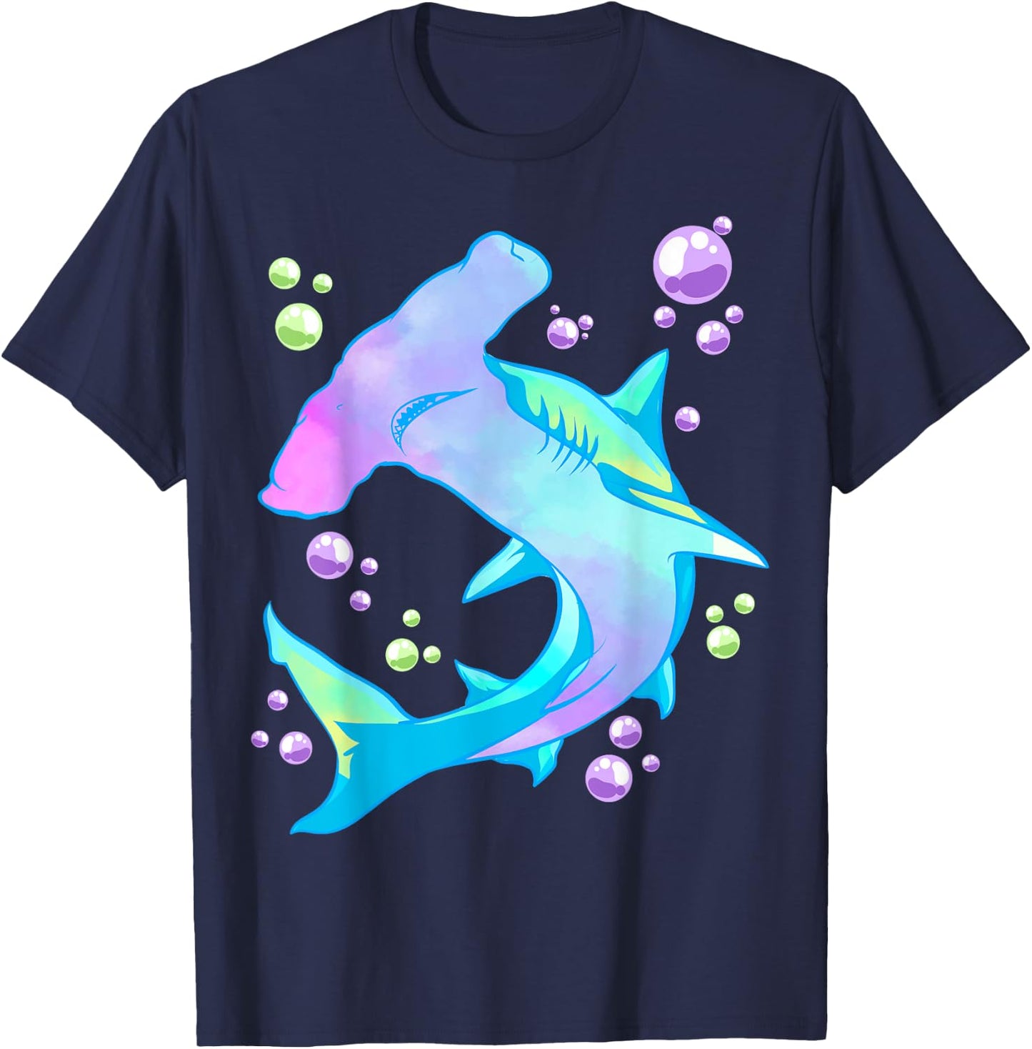Hammerhead Shark Marine Life Gift Girls and Women T-Shirt - T-Shirt | Navy