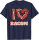 with German Text "Ich liebe Speck!" Themes Quotes Funny Gift T-Shirt - T-Shirt | Navy