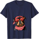 Rottweiler Rottie Dog Mom Bandana Mothers Day Graphic V-Neck T-Shirt - T-Shirt | Navy