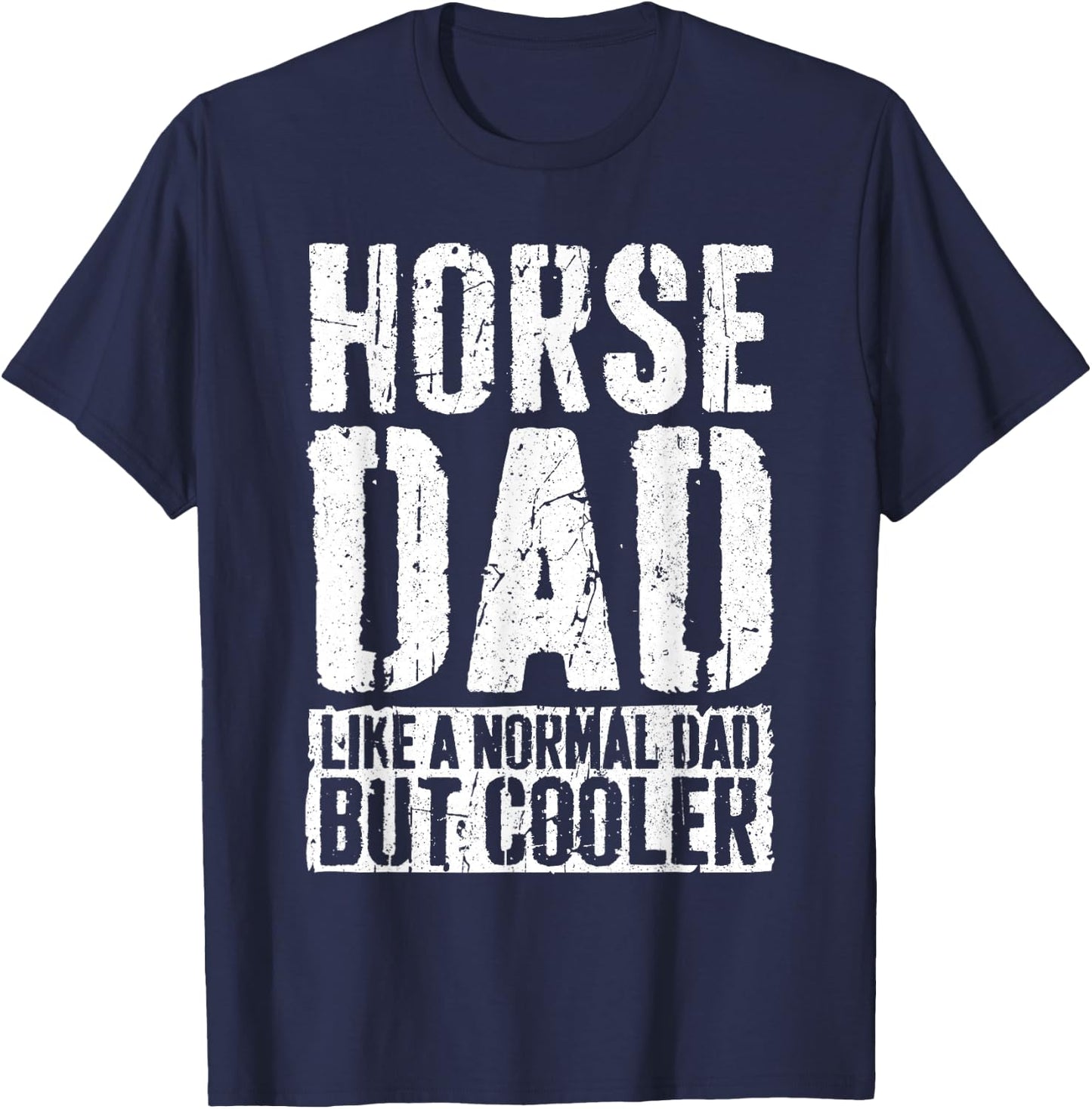 Pferd Papa Shirt Herren Vatertag Pferd Papa T-Shirt - T-Shirt | Navy