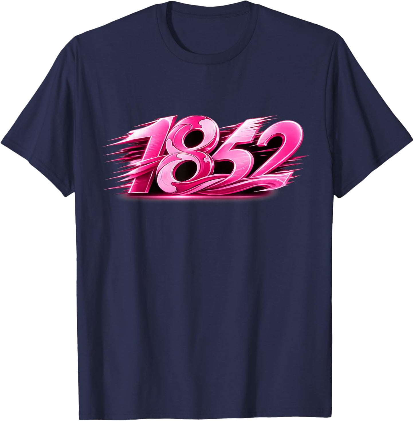 1852 - Pink T-Shirt - T-Shirt | Navy