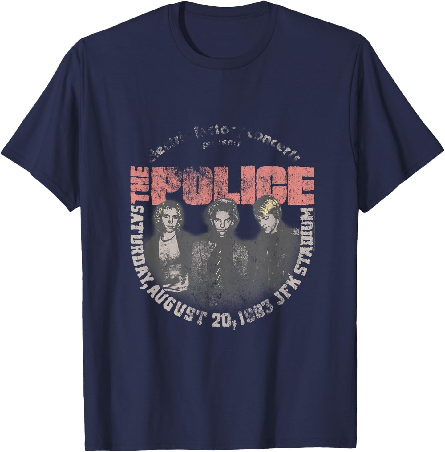 JFK Stadium 1983 T-Shirt - T-Shirt | Navy
