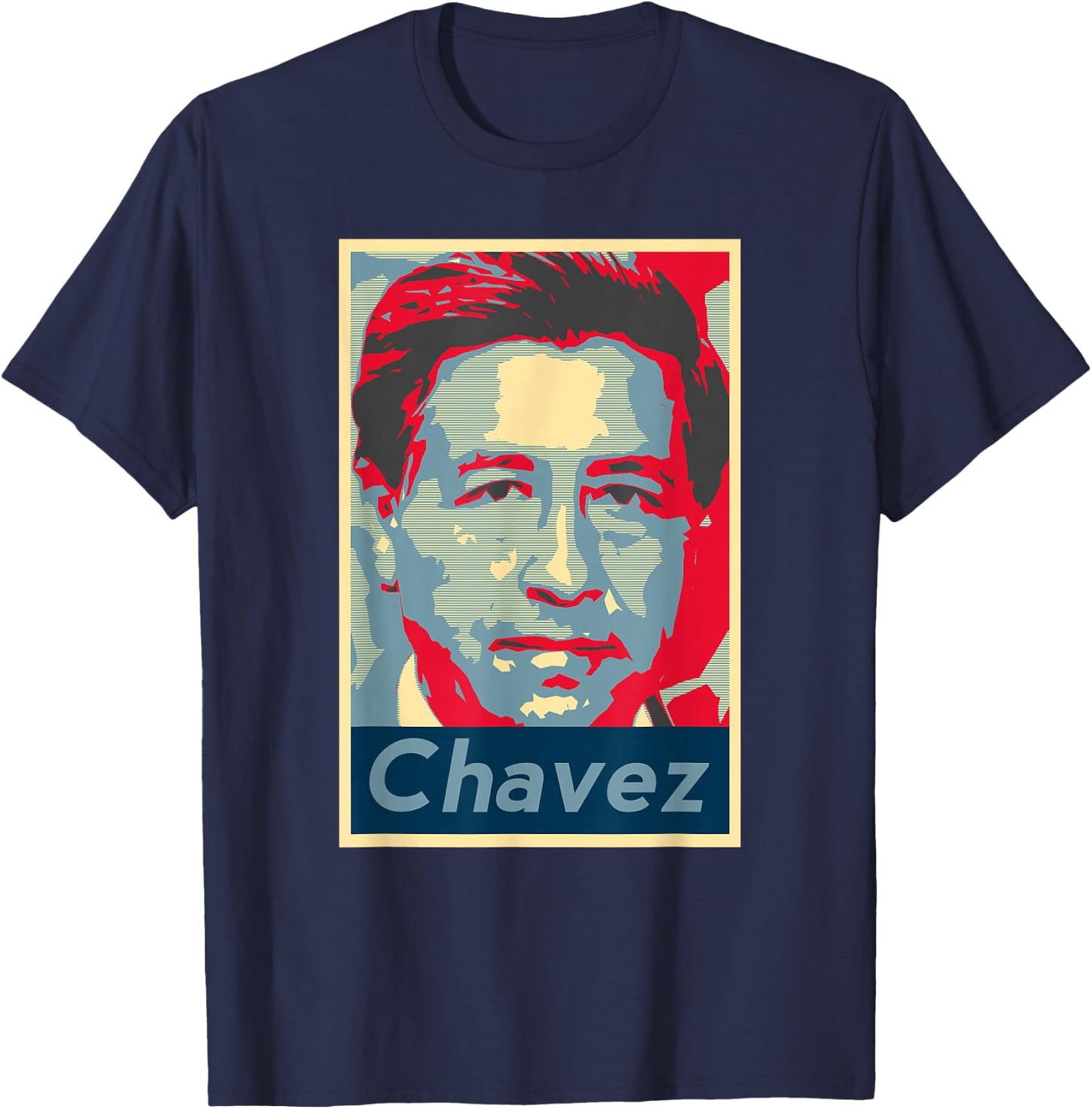 Si Se Puede Cesar Chavez Shirt T-Shirt - T-Shirt | Navy