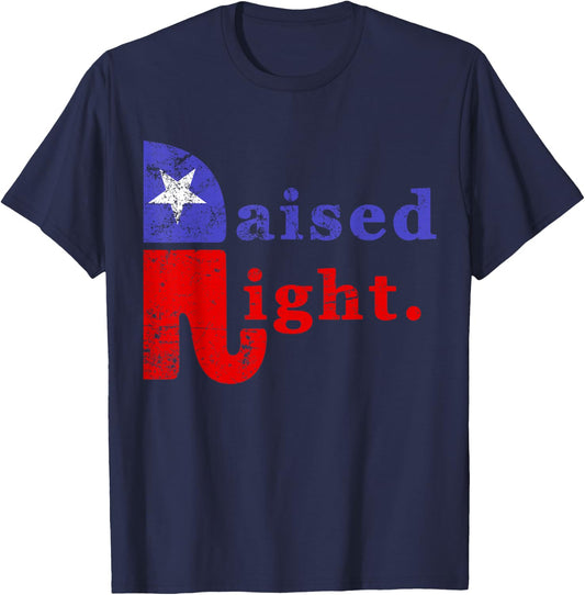 Raised Right Republican Elephant Retro Style Distressed T-Shirt - T-Shirt | Navy