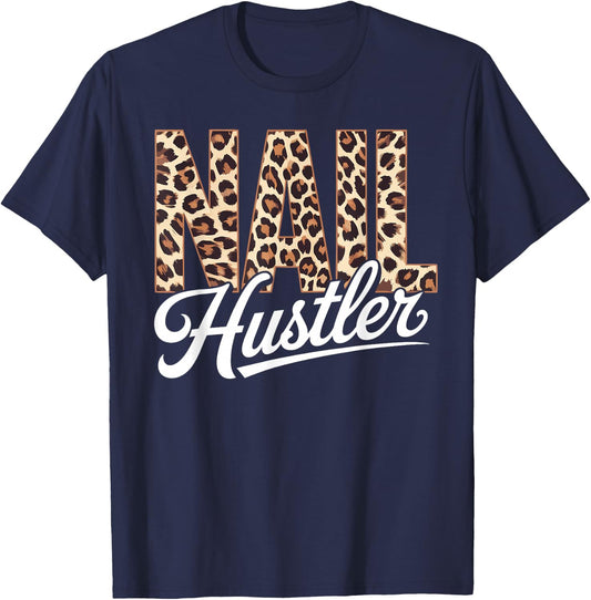 Nail Artist Beauty Salon Nail Tech Manicurist T-Shirt - T-Shirt | Navy