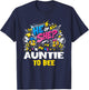 He Or She Auntie to Bee Gender Reveal Baby T-Shirt - T-Shirt | Navy
