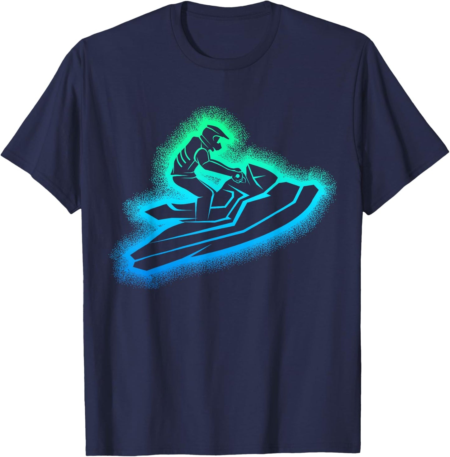 Jetski Water Sports Children Boys Men T-Shirt - T-Shirt | Navy