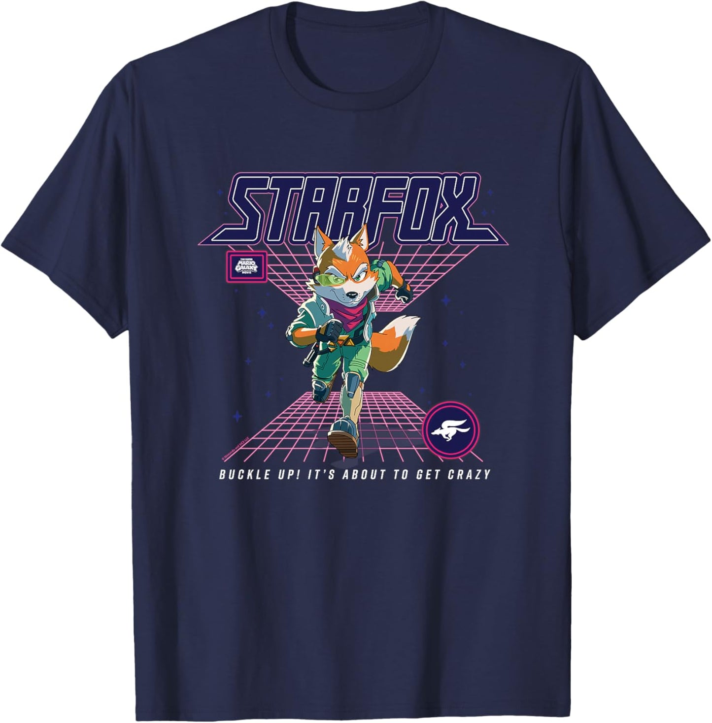 The Super Mario Galaxy Movie Starfox About to Get Crazy Haut de Gamme T-Shirt - T-Shirt | Navy
