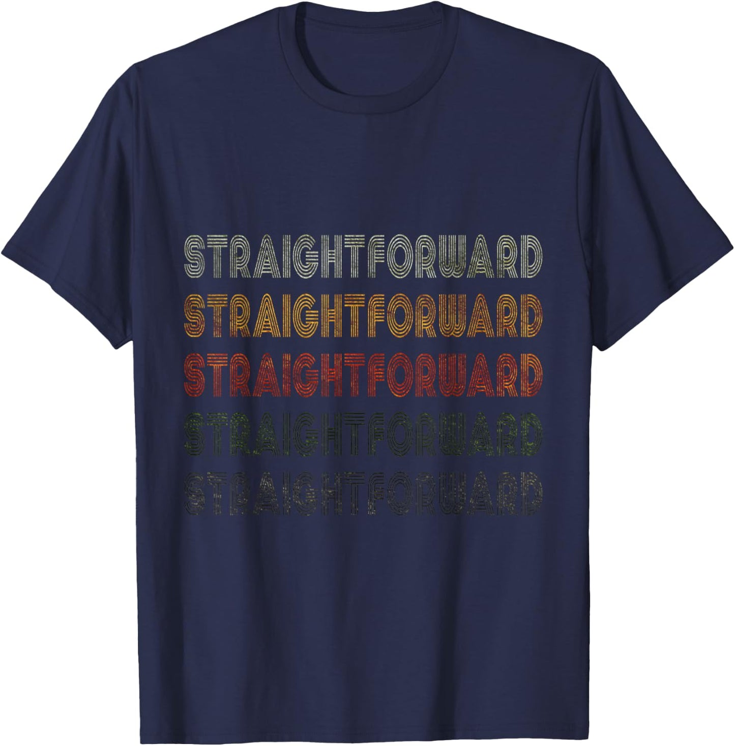 Love Heart Straightforward Grunge Style vintage T-Shirt - T-Shirt | Navy