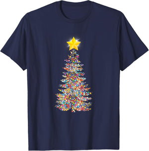 Christmas Tree , Funny Christmas Gift T-Shirt - T-Shirt | Navy