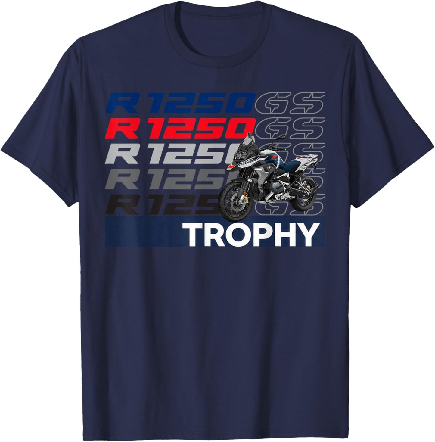 R 1250 GS Adventure Bike Moto T-Shirt - T-Shirt | Navy