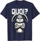 Funny Rabbit Woman Girl Boy Child What Rabbit , Black, S T-Shirt - T-Shirt | Navy