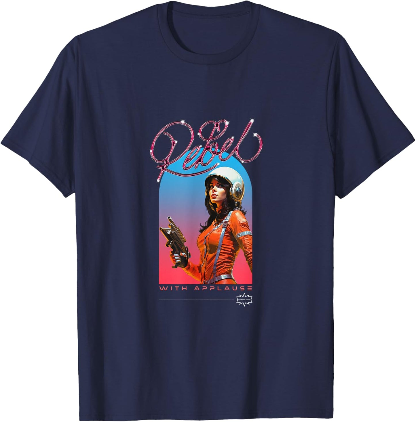 Rebel With Applause T-Shirt - T-Shirt | Navy