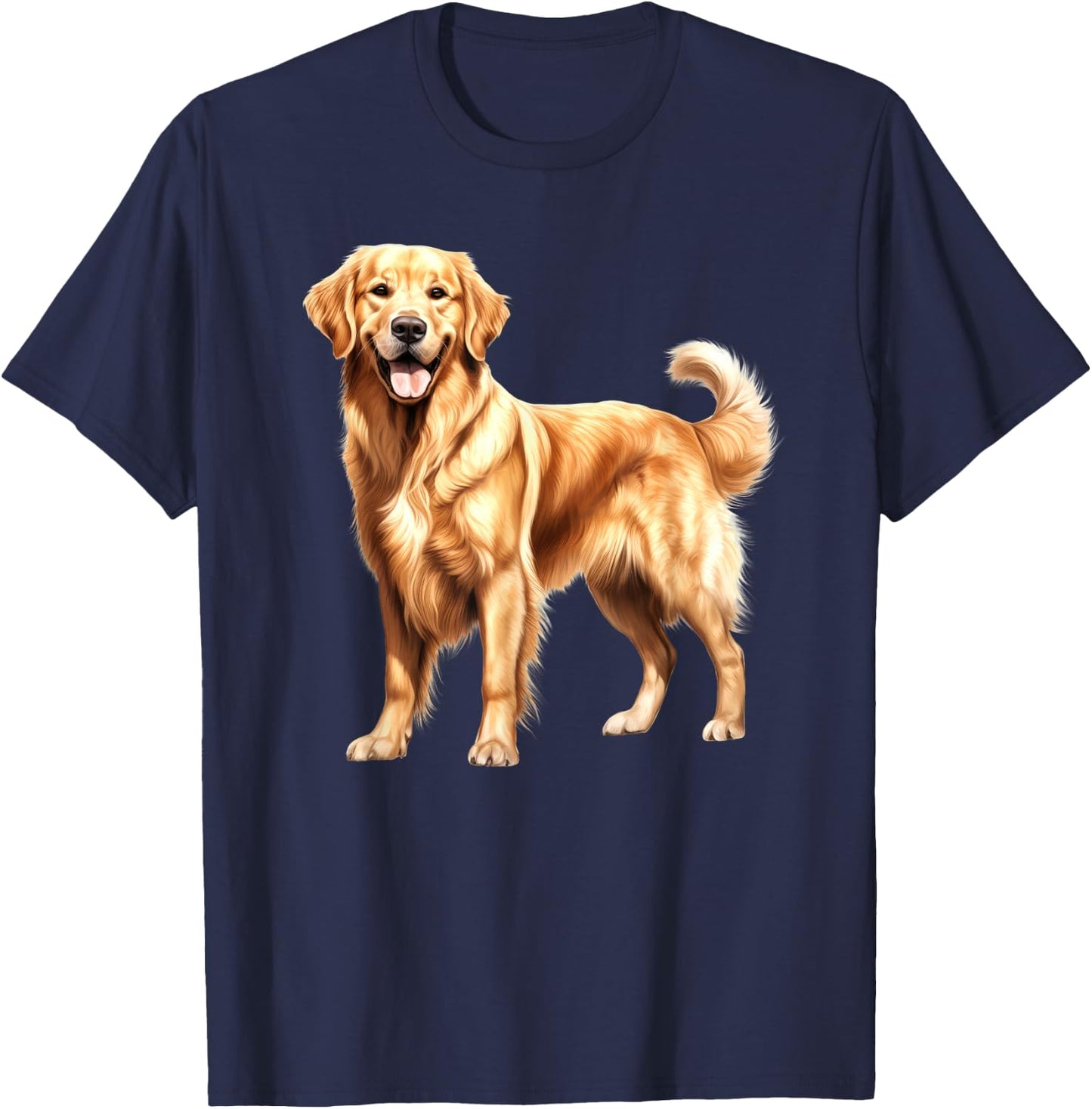 Golden Retriever T-Shirt - T-Shirt | Navy