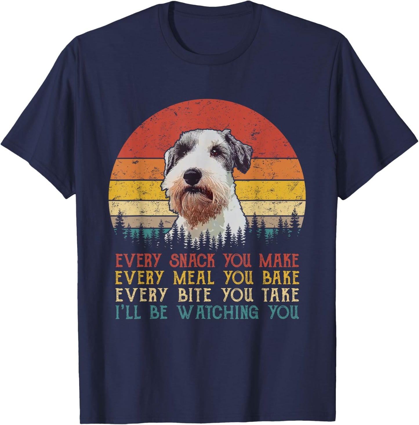 Every Snack You Make Dog Shirt Sealyham Terrier T-Shirt - T-Shirt | Navy