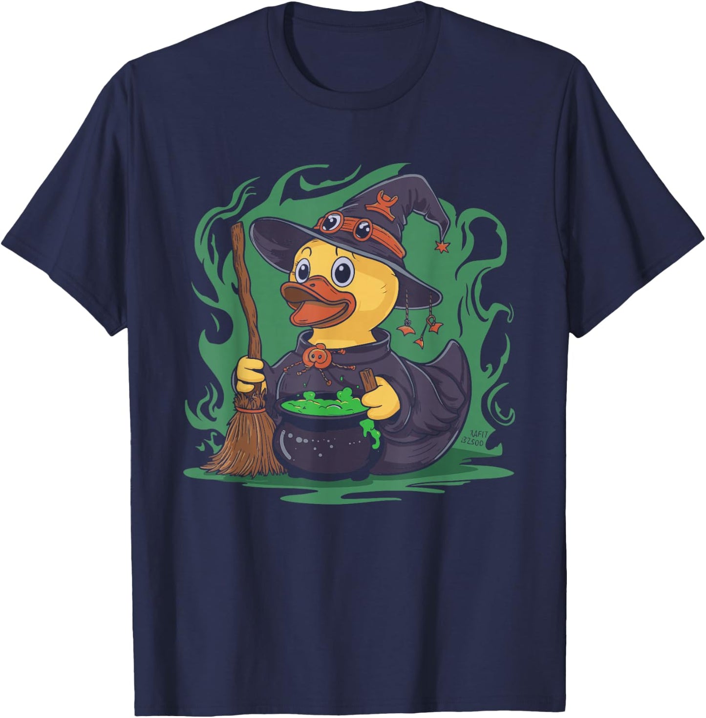 Rubber Duck Witch Rubber Duckie Costume Party T-Shirt - T-Shirt | Navy
