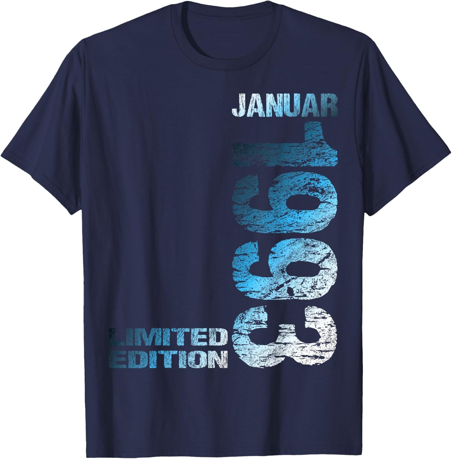 January 1993 Man Woman 30th Birthday Limited Edition 30 , black T-Shirt - T-Shirt | Navy
