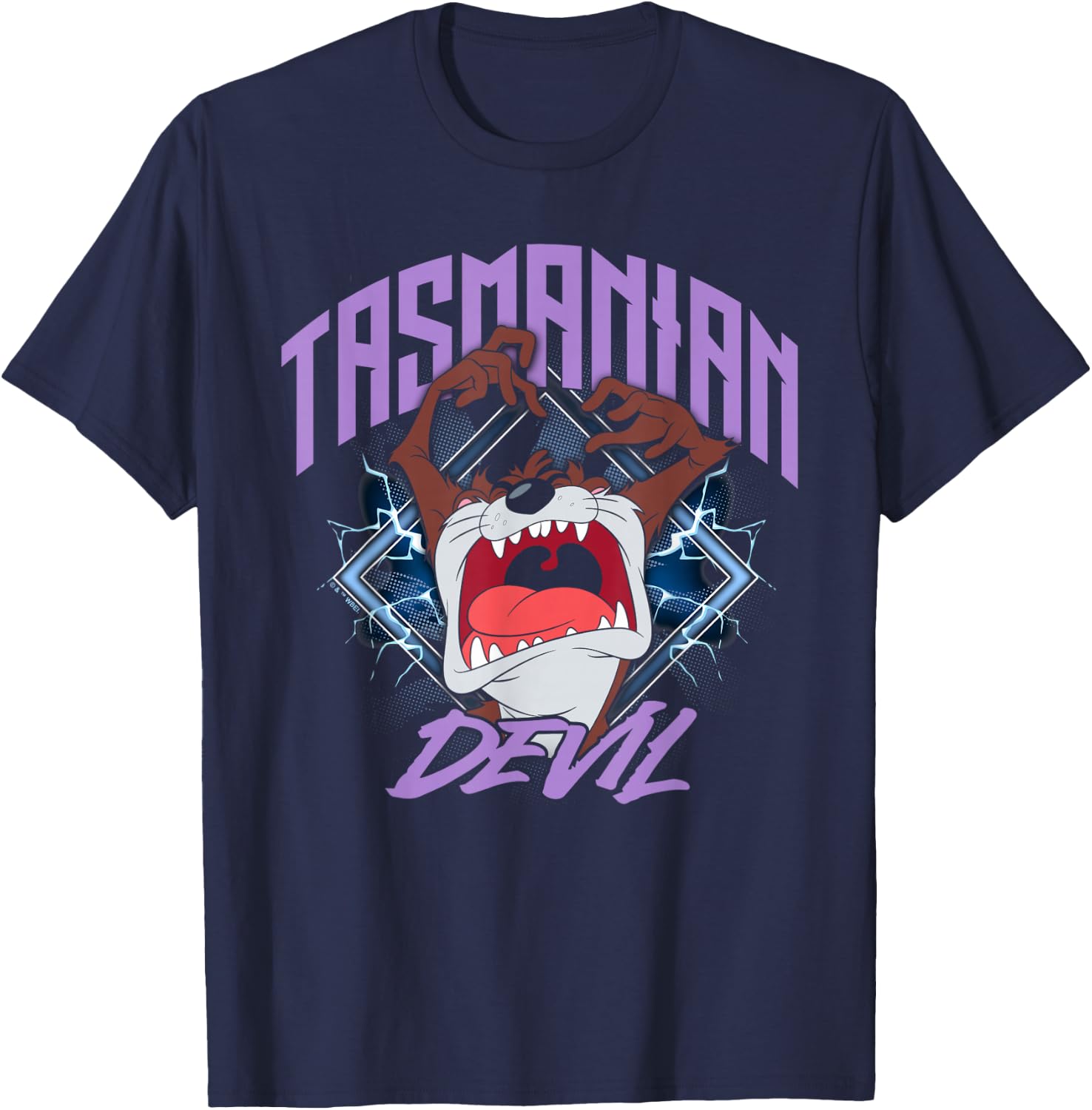Looney Tunes Tazmanian Devil Rock T-Shirt - T-Shirt | Navy