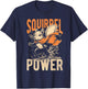 Squirrel POWER Squirrel Superhero T-Shirt - T-Shirt | Navy