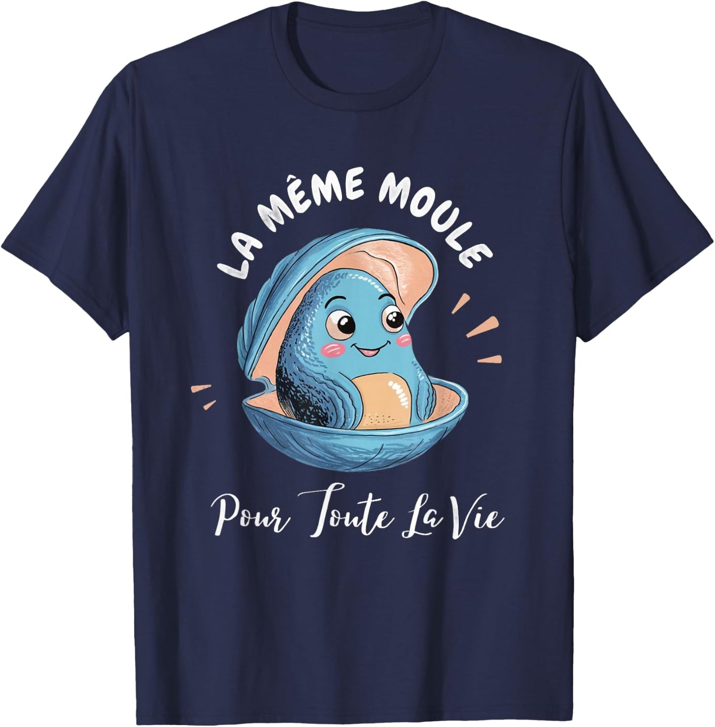 Boy Funeral Life The Same Mould For The Whole Life , Black, S T-Shirt - T-Shirt | Navy