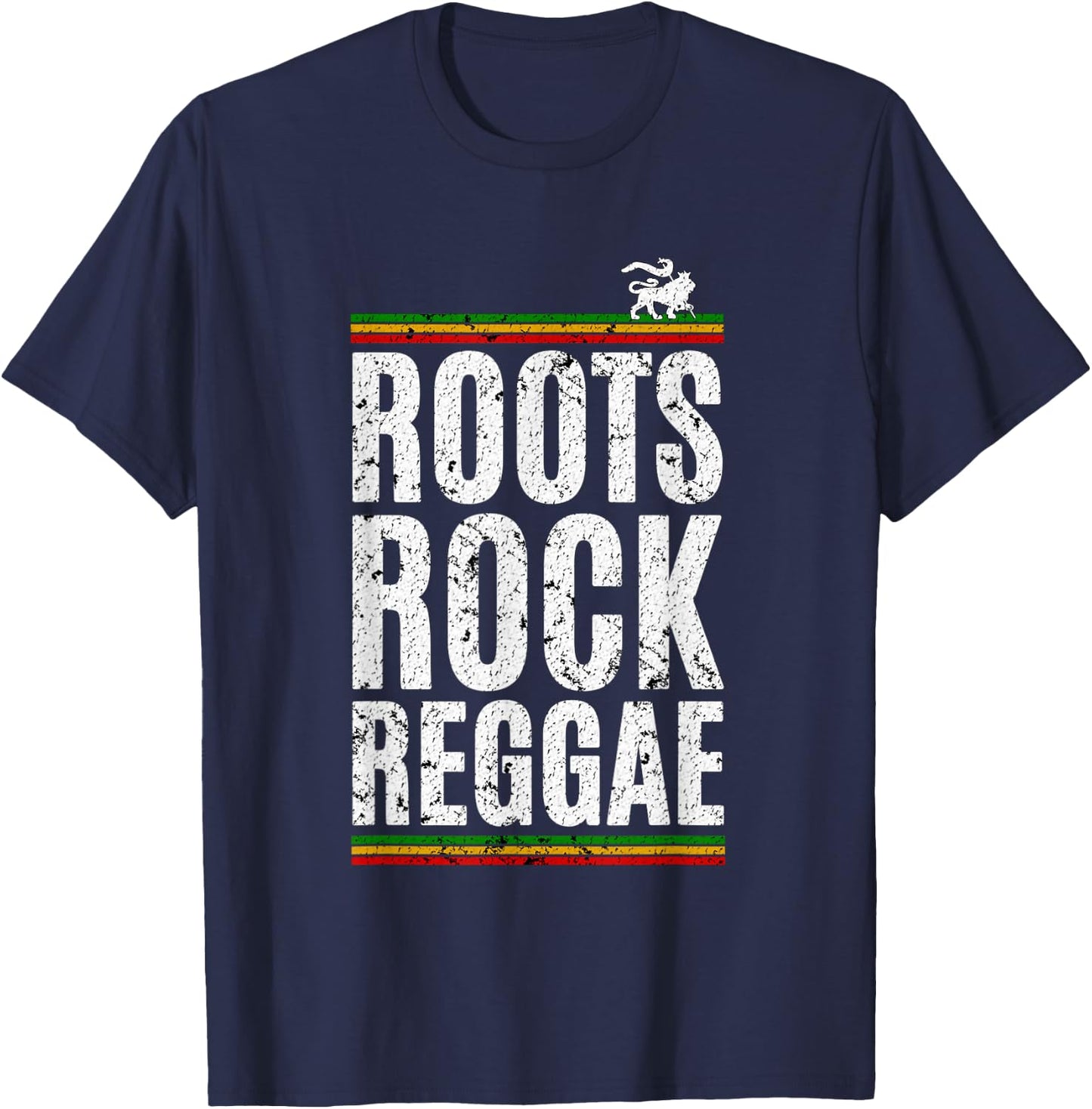Roots Rock Reggae T-Shirt - T-Shirt | Navy