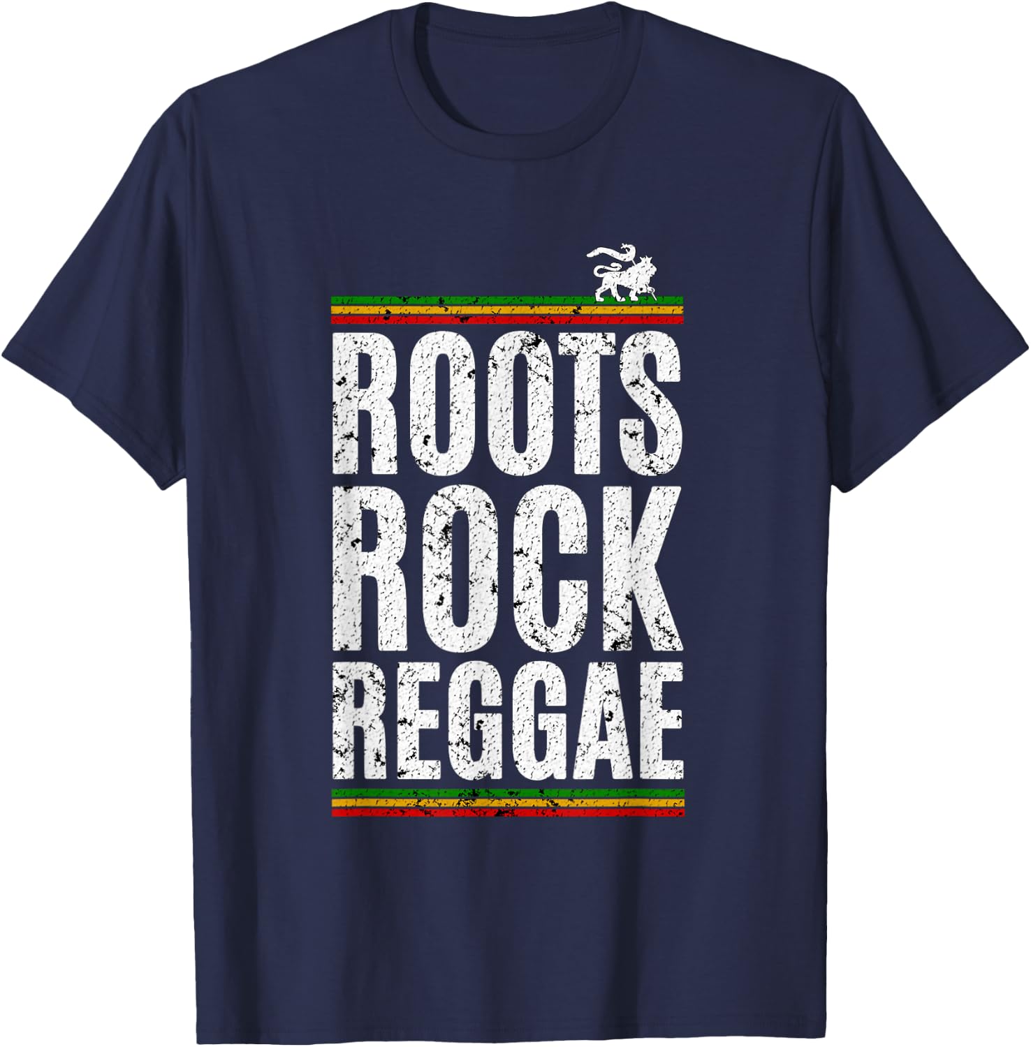 Roots Rock Reggae T-Shirt - T-Shirt | Navy