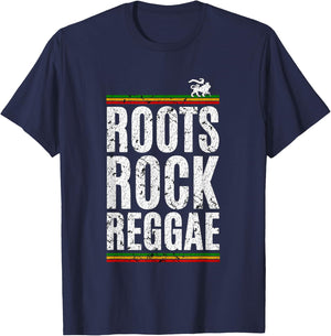Roots Rock Reggae T-Shirt - T-Shirt | Navy