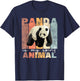 Panda Is My Spirit Animal - Cute Panda Vintage Pandas T-Shirt - T-Shirt | Navy