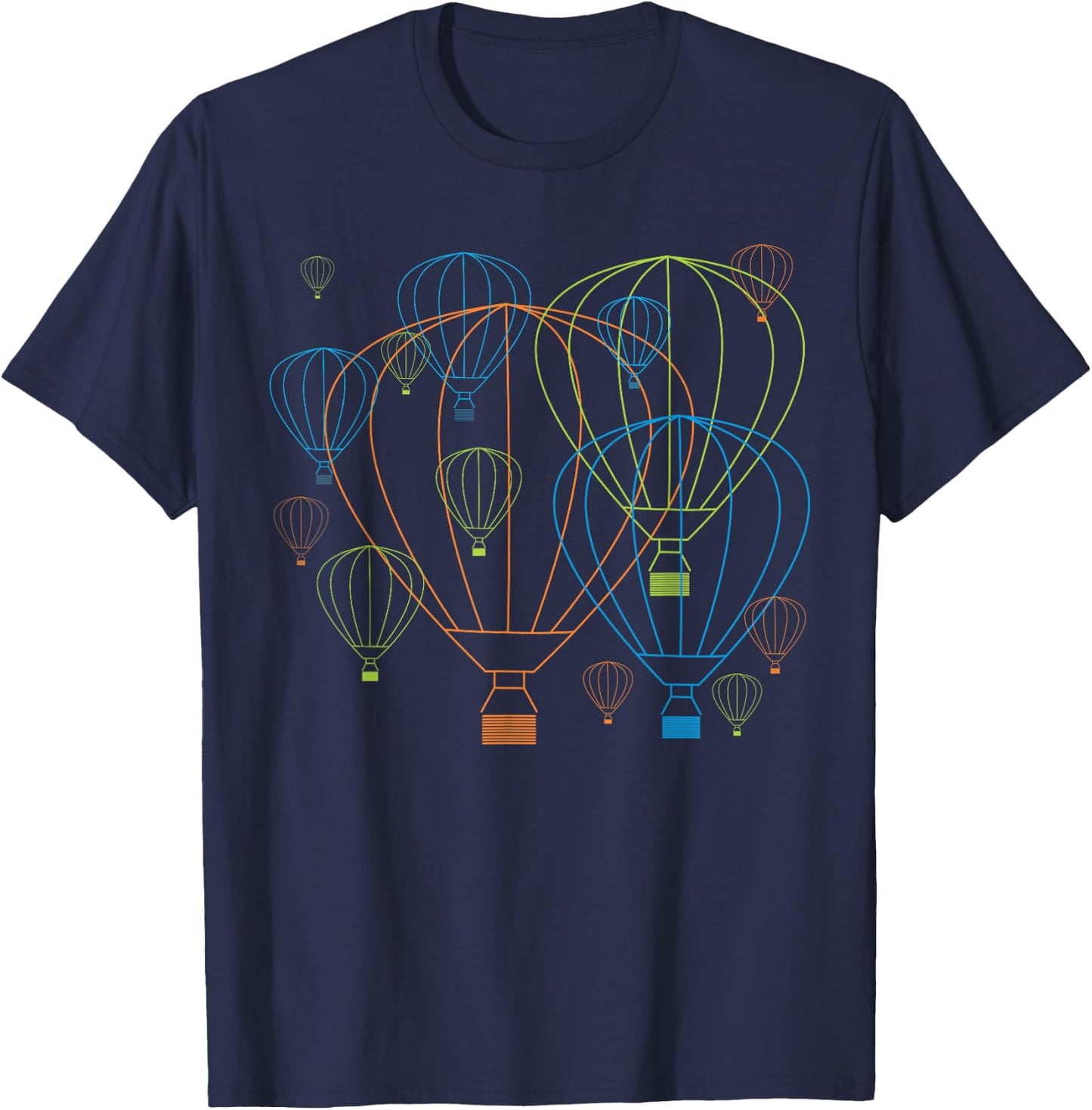 Hot Air Balloon Festival Souvenir Ballooning Family Apparel T-Shirt - T-Shirt | Navy
