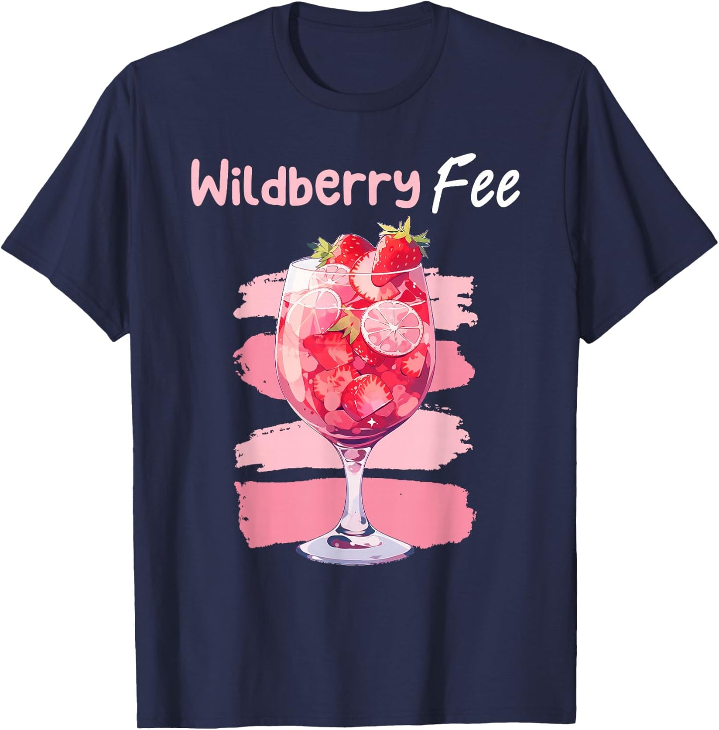 Wildberry Fairy Saufen Lillet , black T-Shirt - T-Shirt | Navy
