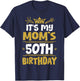 Happy It's My Mom's 50th Birthday 1975 50 Years Old T-Shirt - T-Shirt | Navy