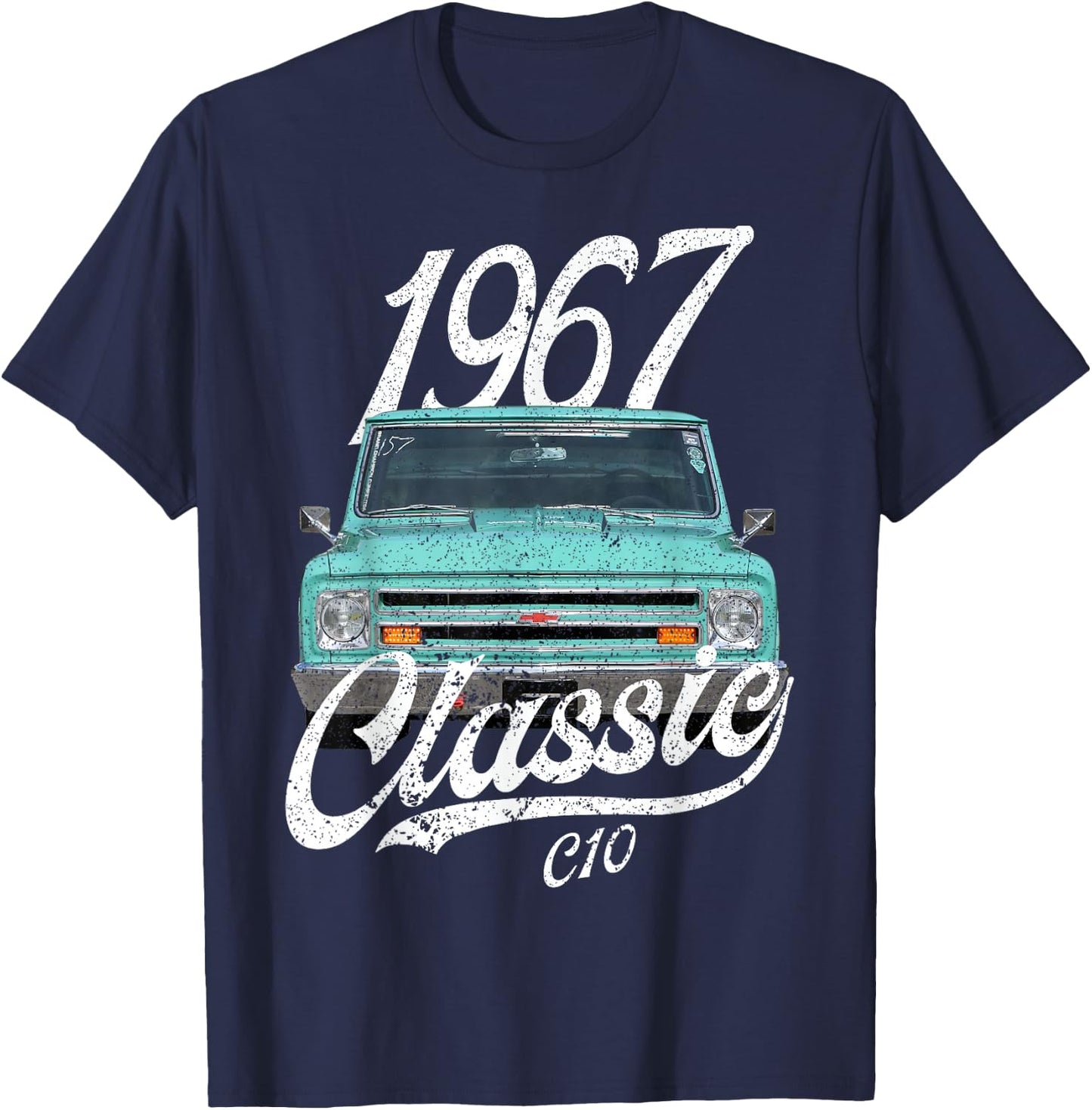 1967 C10 67' Chevys T-Shirt - T-Shirt | Navy
