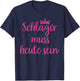 Schlager Music Costume Schlagerfan Schlager Music Party Girls , black T-Shirt - T-Shirt | Navy