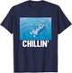 Disney Frozen Chillin' Olaf Swimming Shot T-Shirt - T-Shirt | Navy