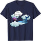 Oh No Not Again Funny Whale and Petunia Awsome T-Shirt - T-Shirt | Navy