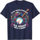 Never Underestimate An Old Woman With A Banjo Banjoist T-Shirt - T-Shirt | Navy