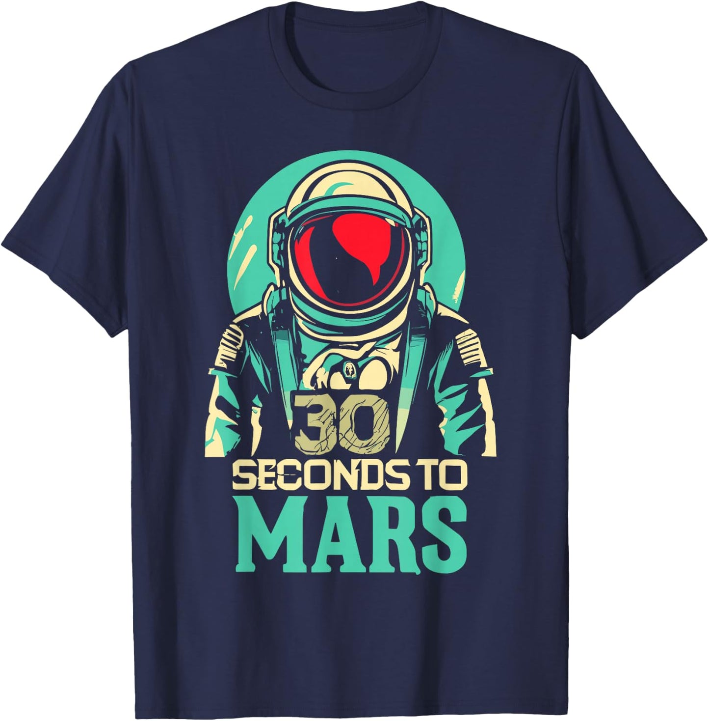 30 Sekunden bis zum Mars T-Shirt - T-Shirt | Navy