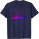 Umbrella Rain Purple Violet Favorite Color T-Shirt - T-Shirt | Navy