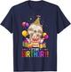 It's My Birthday Shirt Girls Sloth Birthday Gift T-Shirt - T-Shirt | Navy