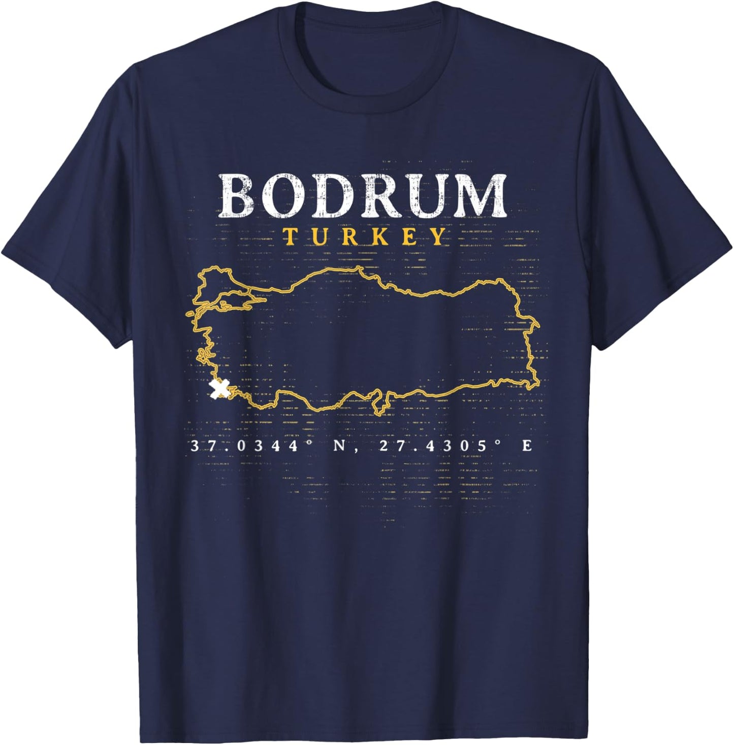 Turkey Bodrum T-Shirt - T-Shirt | Navy