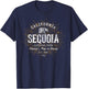 Retro Sequoia National Park Vintage T-Shirt - T-Shirt | Navy
