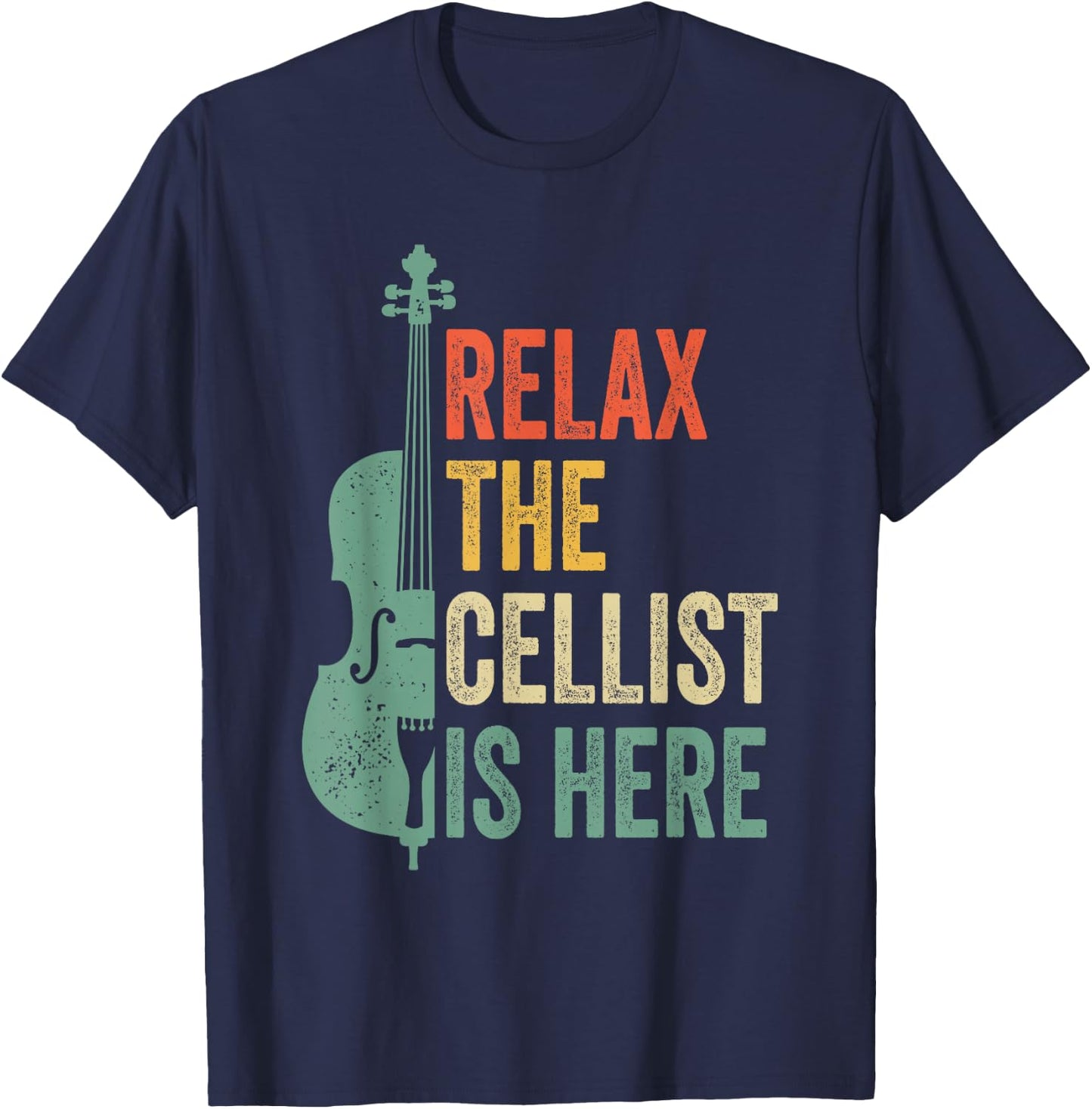 Violoncello Orchester Cello Musiker Klassische Musik Cellist T-Shirt - T-Shirt | Navy
