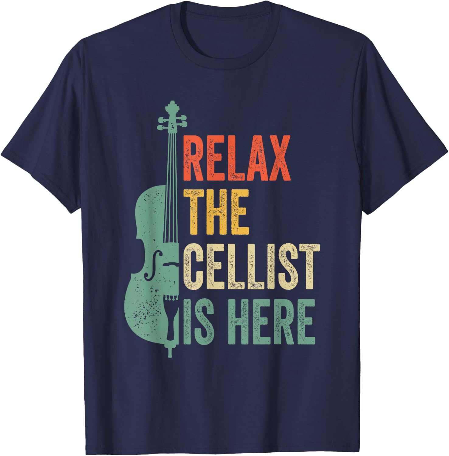 Violoncello Orchester Cello Musiker Klassische Musik Cellist T-Shirt - T-Shirt | Navy