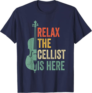 Violoncello Orchester Cello Musiker Klassische Musik Cellist T-Shirt - T-Shirt | Navy